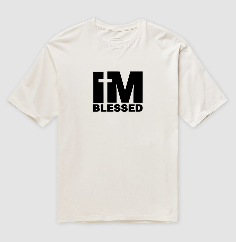 Camiseta Oversized I'm Blessed - Imagem 4