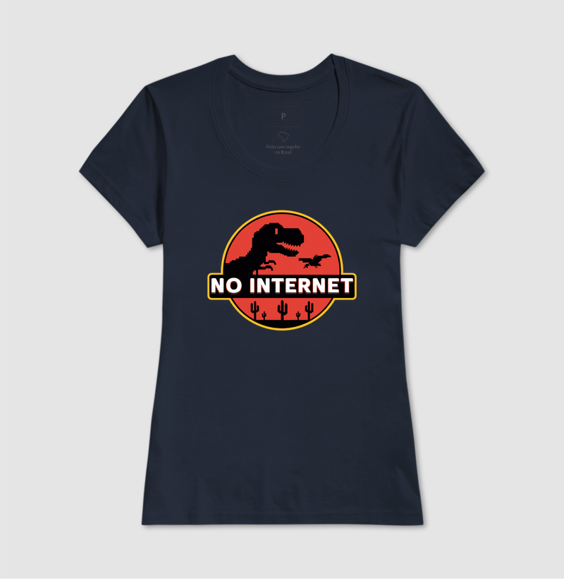 Camiseta Sem Internet - Imagem 7