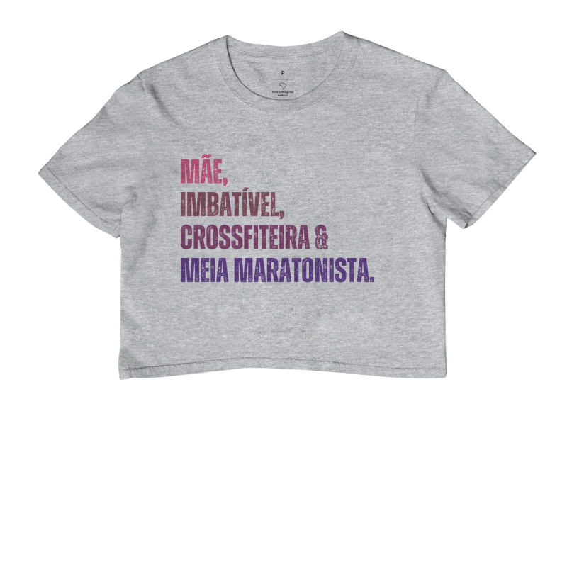 Camiseta Meia Maratonista - Mãe, Imbatível, Crossfiteira & Meia Maratonista - Imagem 6