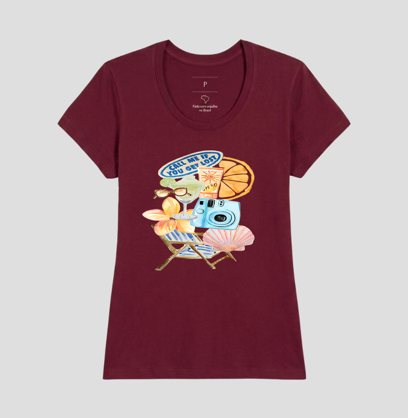 Camiseta Algodão Premium - Call Me - Imagem 19