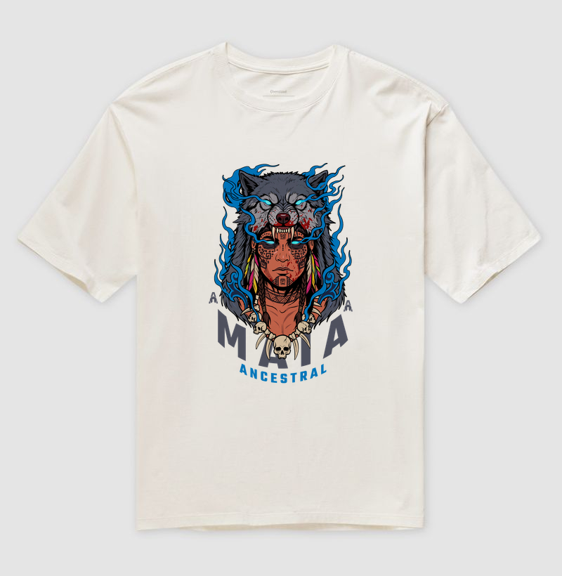 Camiseta Oversized Maia Nightwolf | Gizé — Aion Abstract - Imagem 4