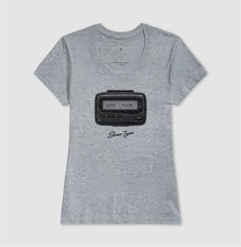 Pager · Anos 90 · Traço Escuro · STEREO TYPES - Imagem 5