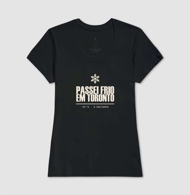 Camiseta Passei Frio em Toronto - Imagem 3