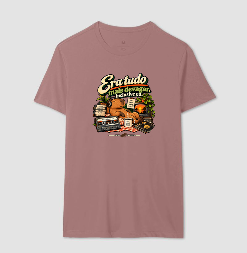 ERA TUDO MAIS DEVAGAR. INCLUSIVE EU - Modo Capivara - Camiseta - Imagem 16