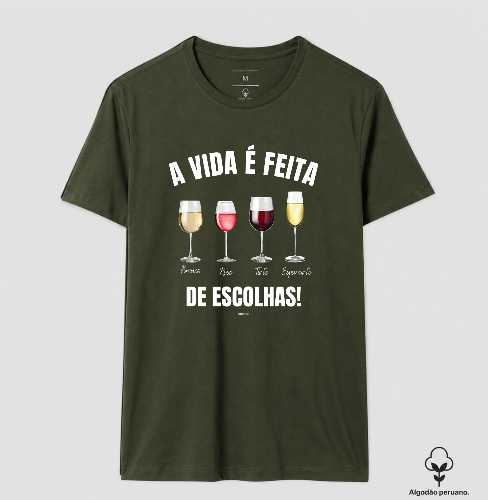 Camiseta Vinho - A Vida é feita de escolhas 2 - Imagem 3
