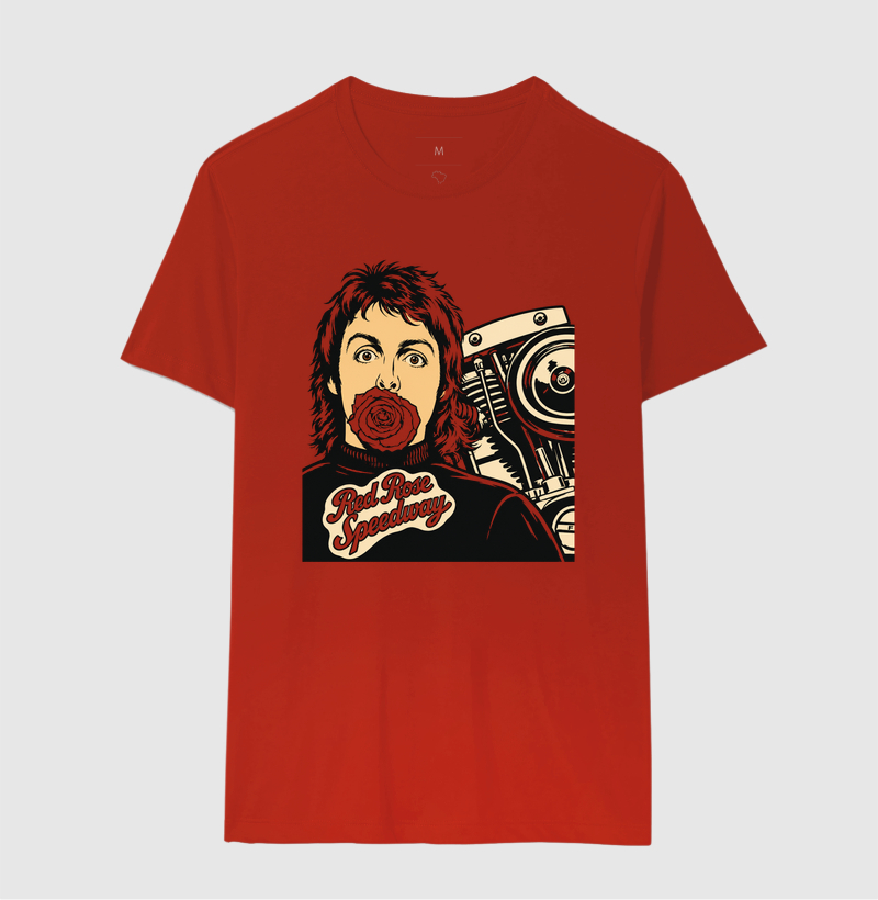 Camiseta Red Rose Speedway Paul McCartney - Imagem 4