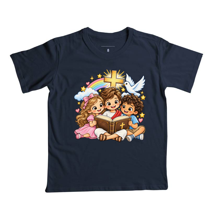 Camiseta Infantil Leitorzinhos de Jesus - Imagem 4