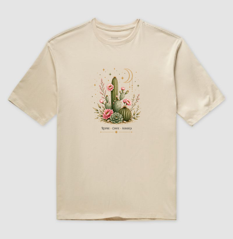 Camiseta Flor no deserto - Imagem 3