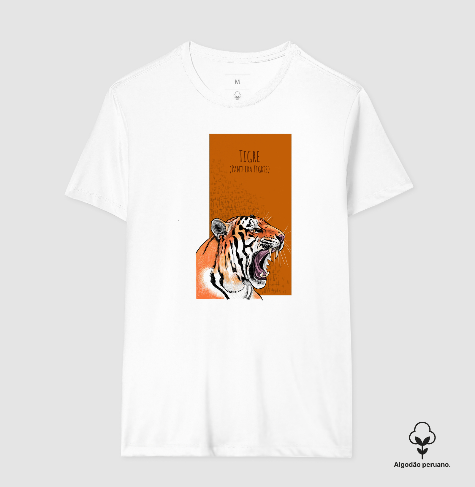 Camiseta Algodão Peruano Tigre - Imagem 4