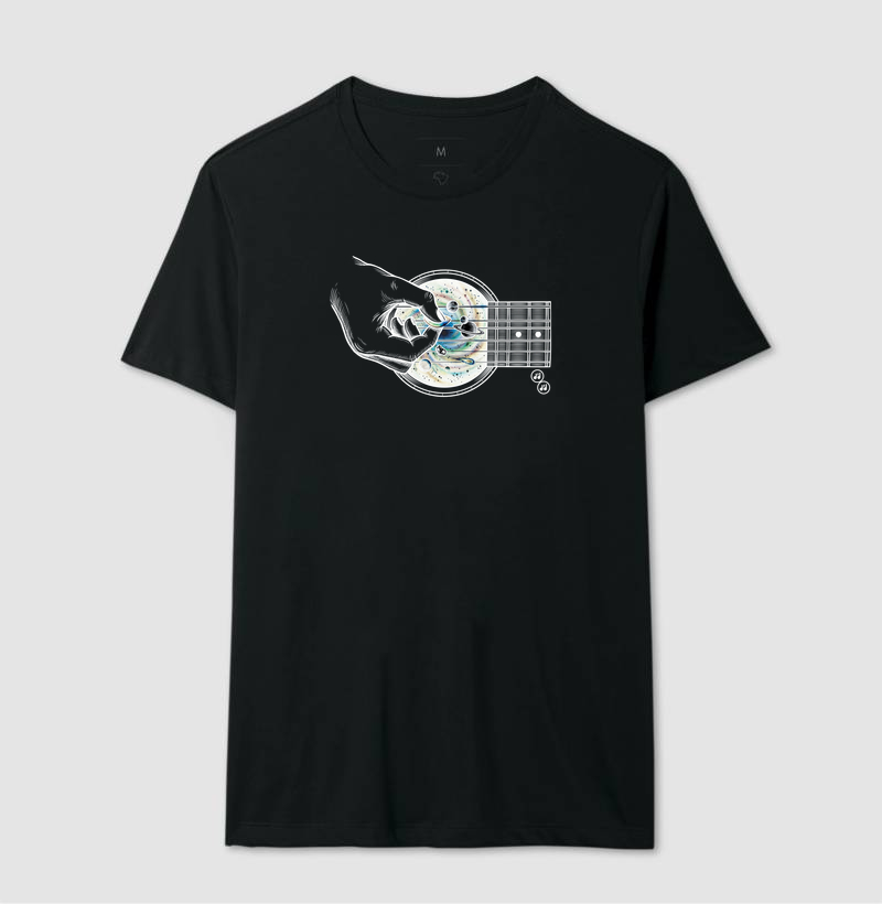 Violão Com Planetas Colorida - Imagem 2