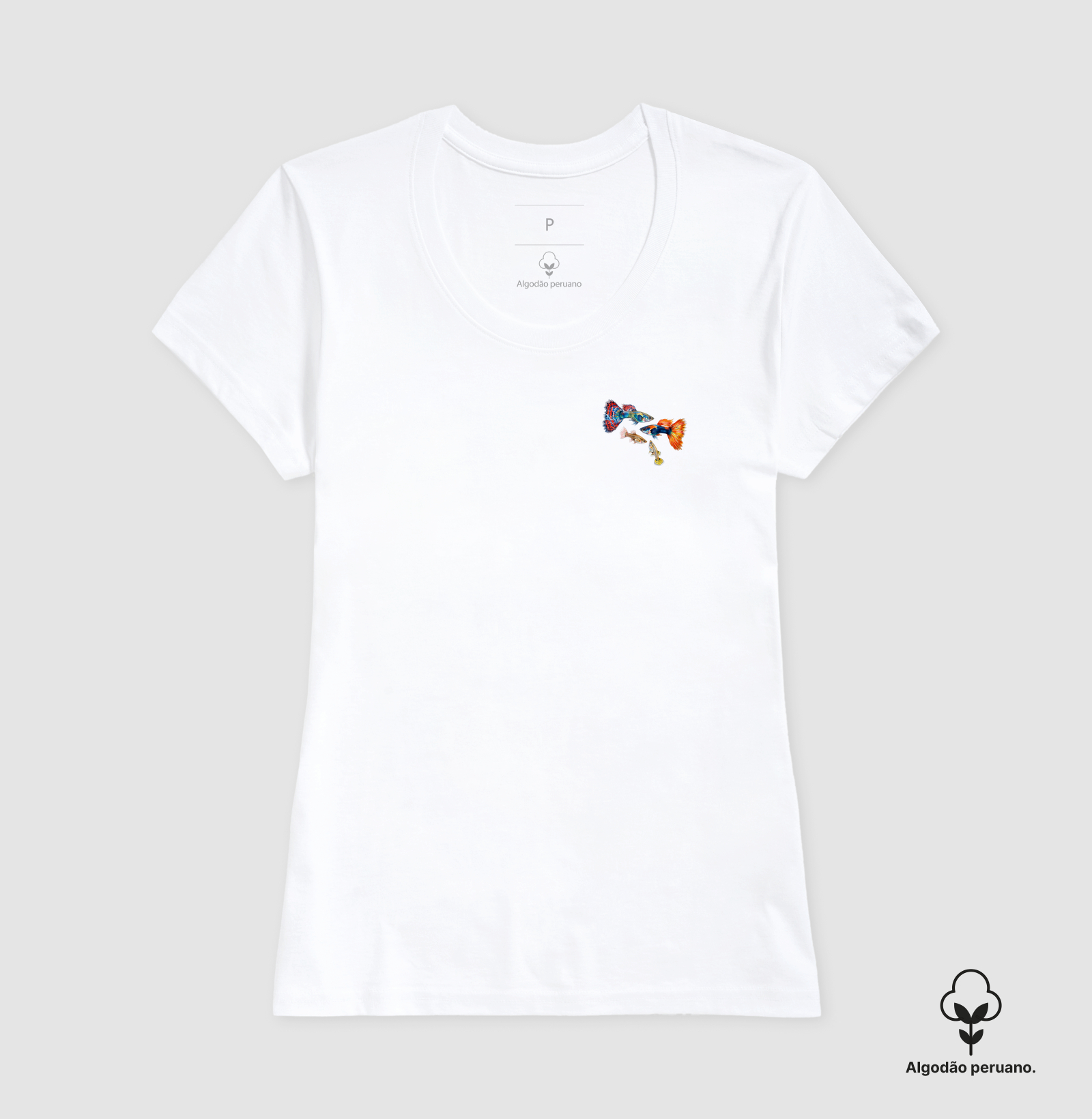 Peixes - Mini - Guppy - Algodão Peruano - Imagem 9