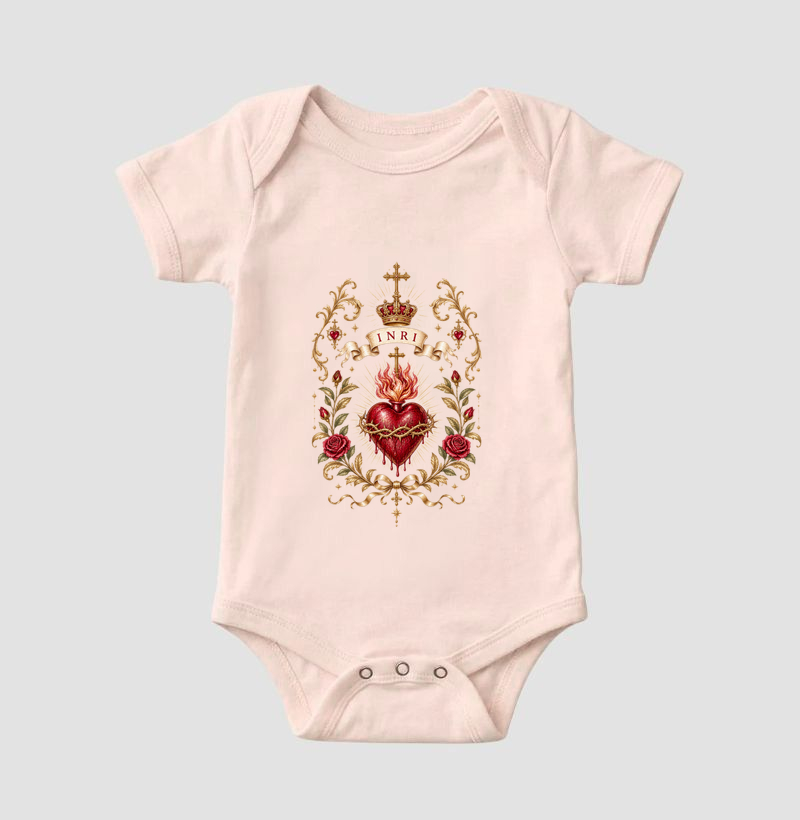 Body Infantil Cor Iesu - Imagem 5
