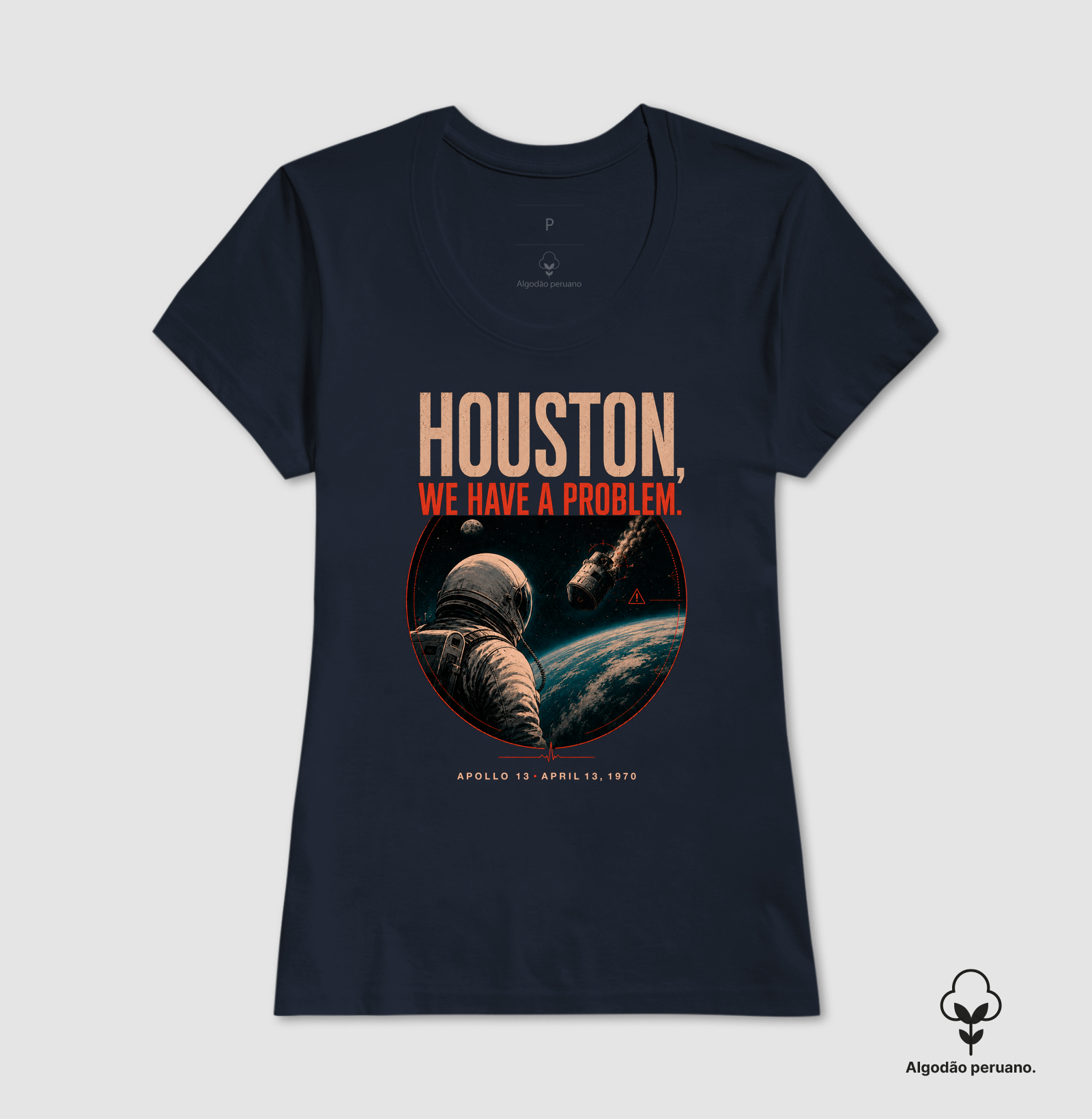 Camiseta - "We have a problem" - Imagem 3