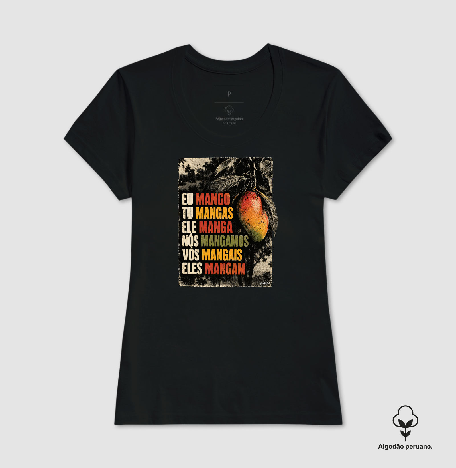 Camiseta verbo MANGAR - Imagem 4