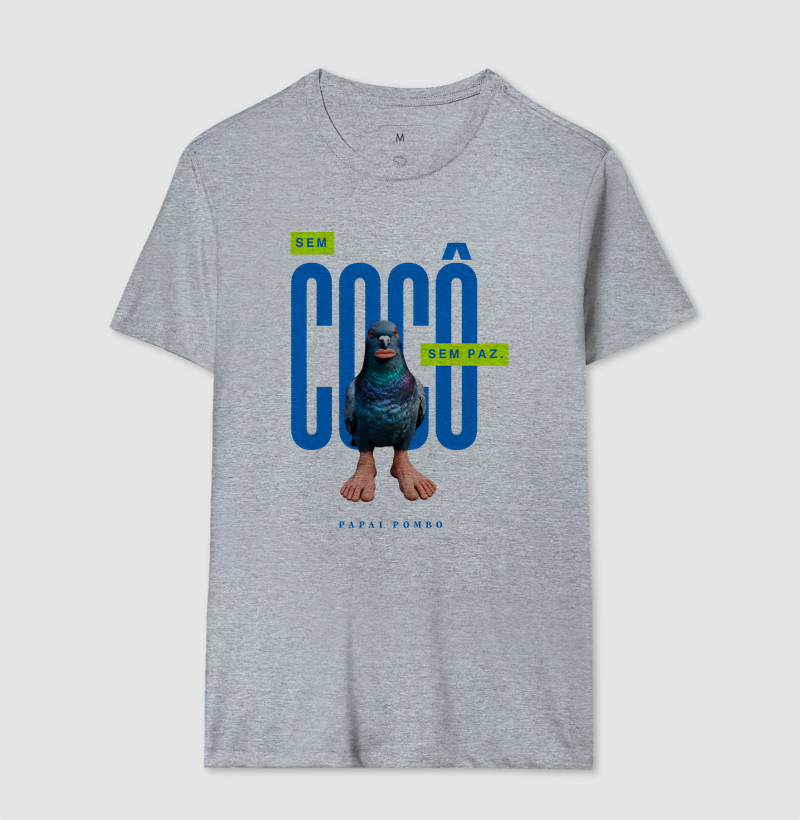 CAMISETA REGULAR SEM COCÔ, SEM PAZ. - Imagem 8