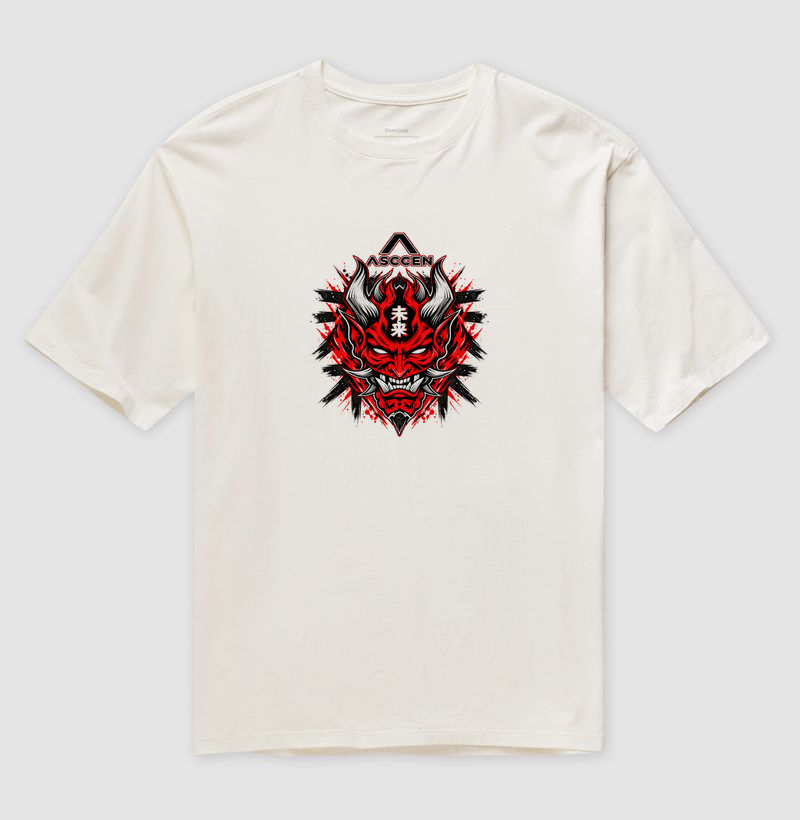 CAMISETA OVERSIZED DIABO VERMELHO - Imagem 4