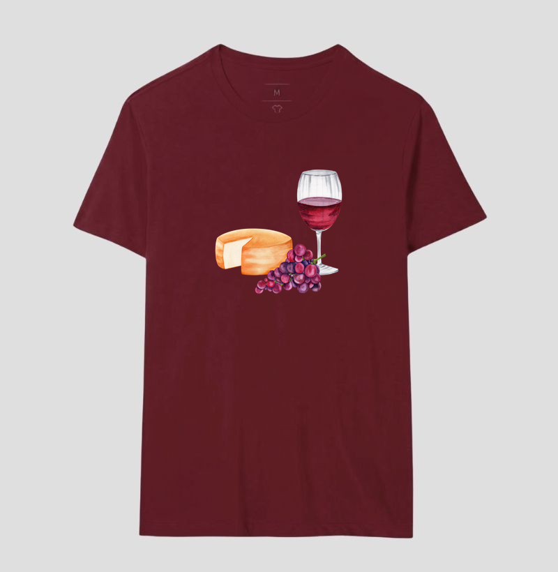 Camiseta Queijo e Vinho - Imagem 16