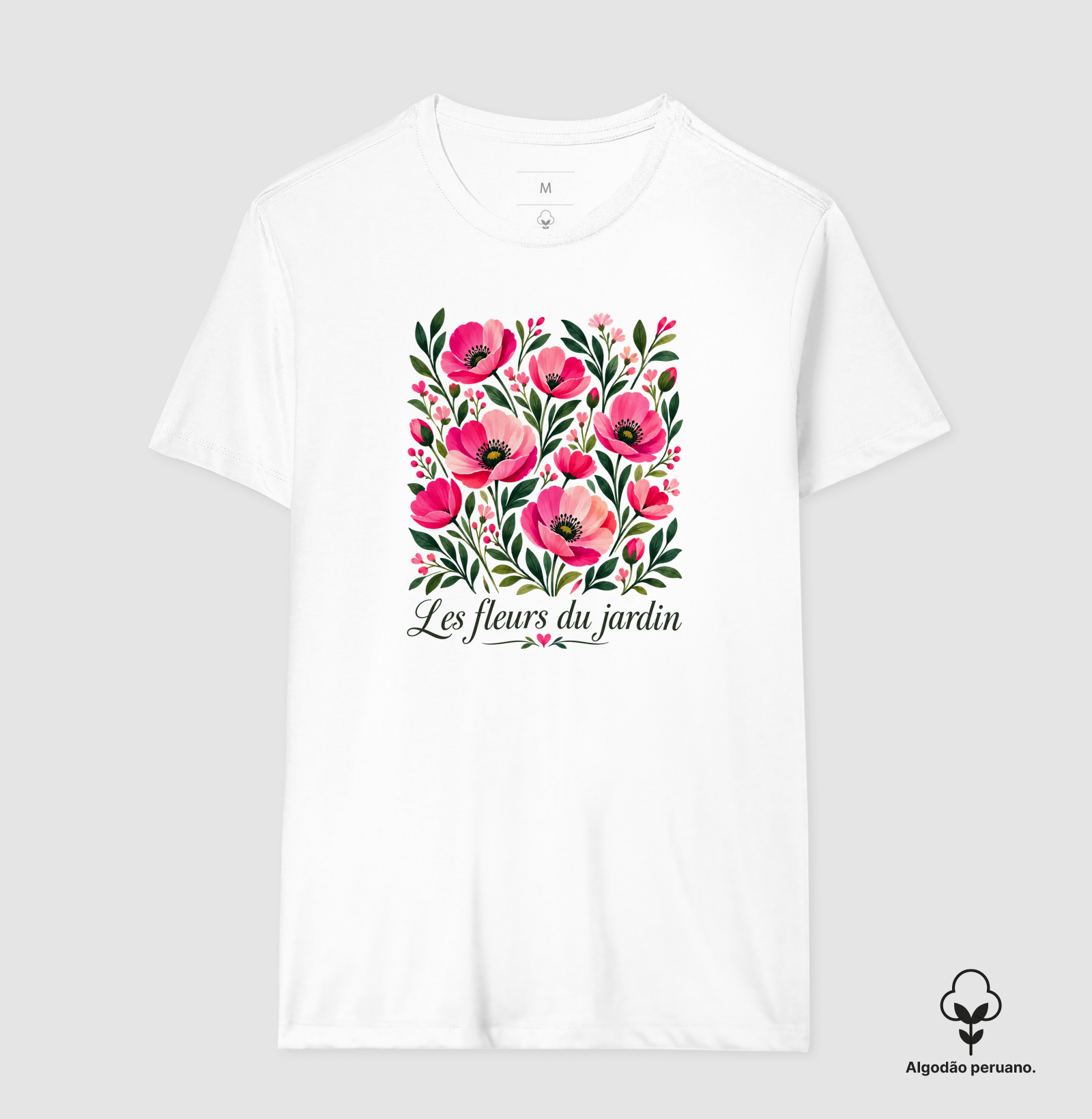 Camiseta Les fleurs du jardin - Imagem 4
