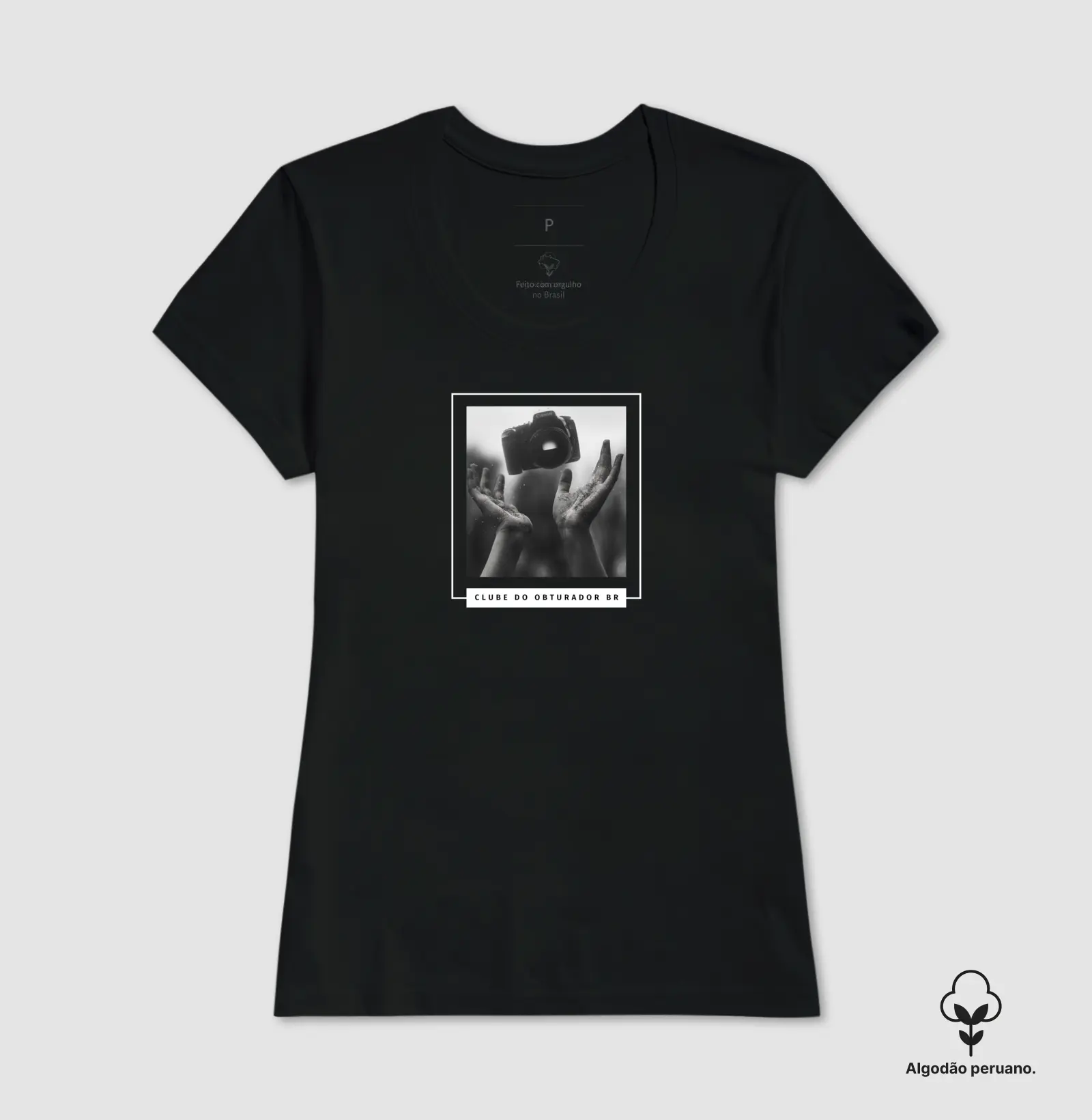 Camiseta Premium algodão Peruano clube do obturador br - Imagem 2