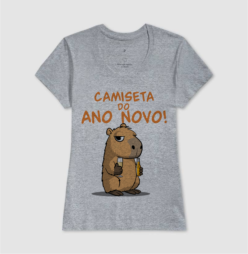 Camiseta Capivara Ano Novo - Imagem 9