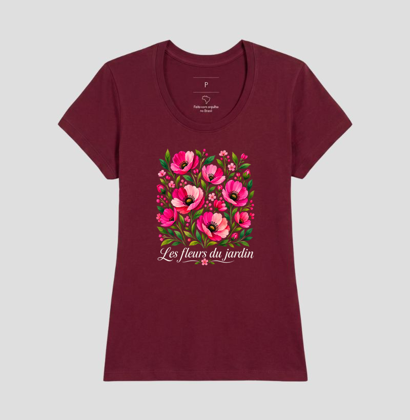 Camiseta Les fleurs du jardin - Imagem 19