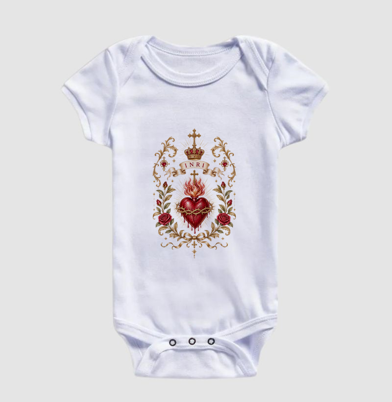 Body Infantil Cor Iesu - Imagem 3