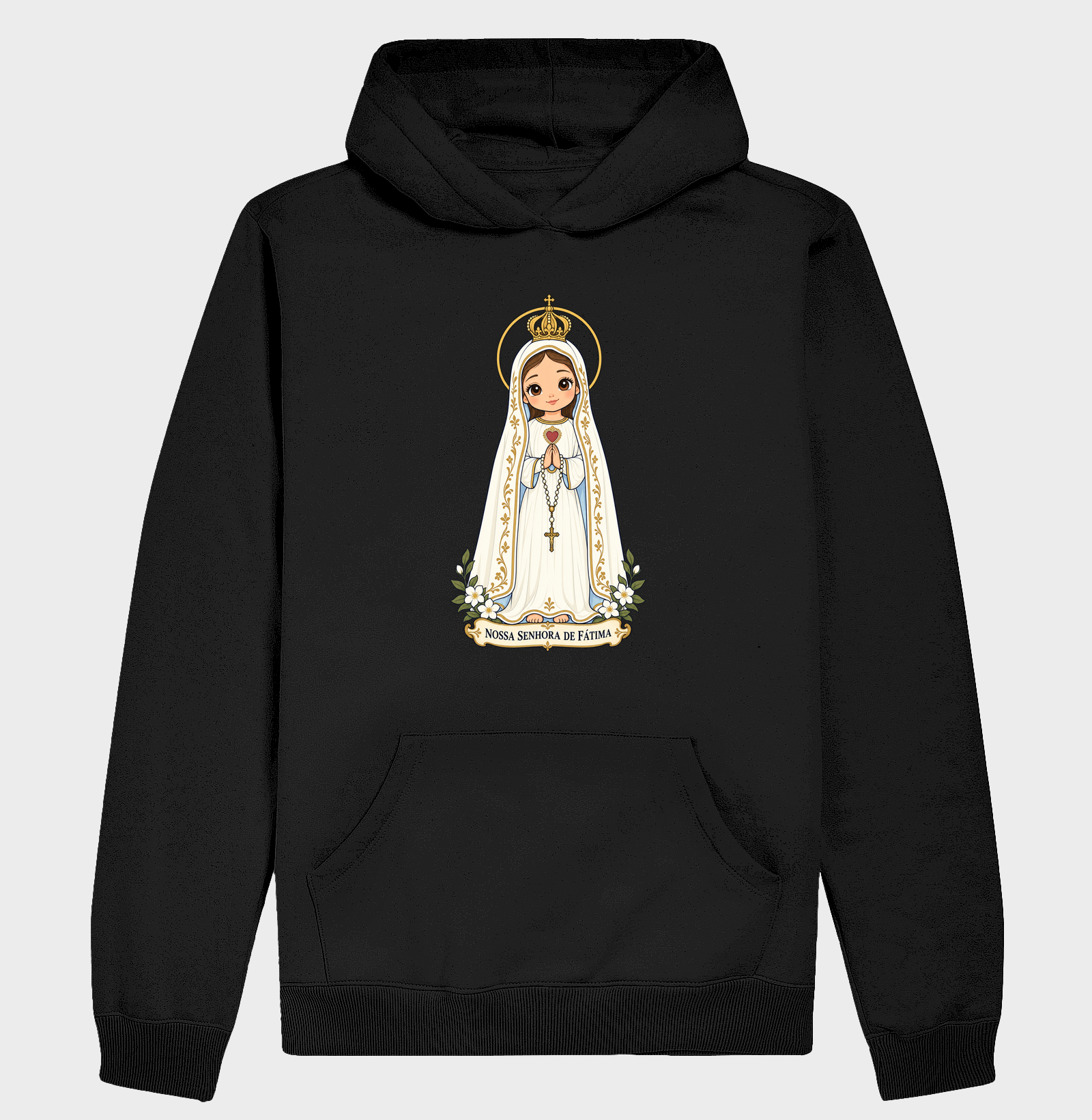 Nossa senhora e Fátima estilo chibi - Imagem 2