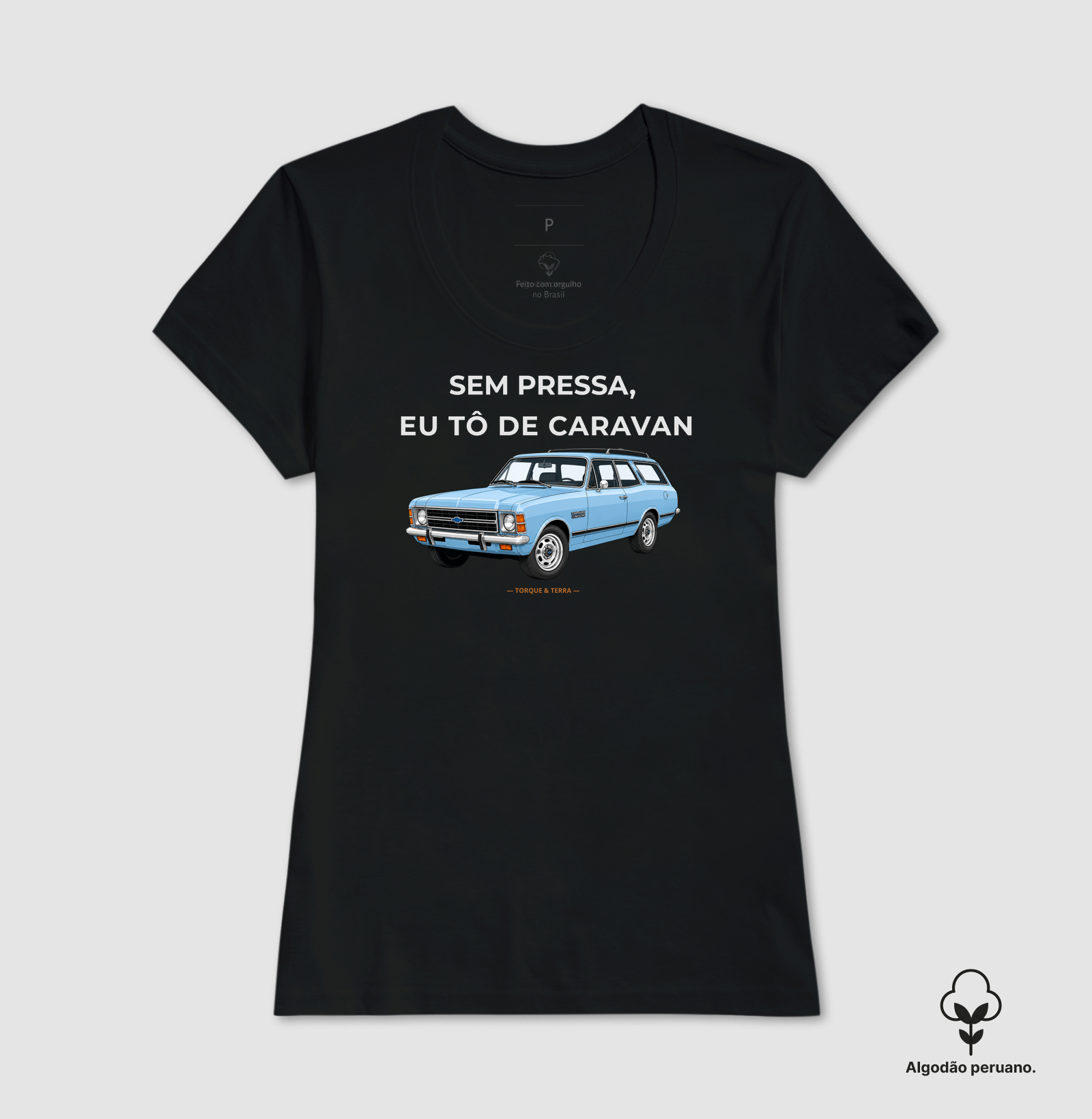 Sem pressa, eu tô de Caravan - azul claro - Imagem 3