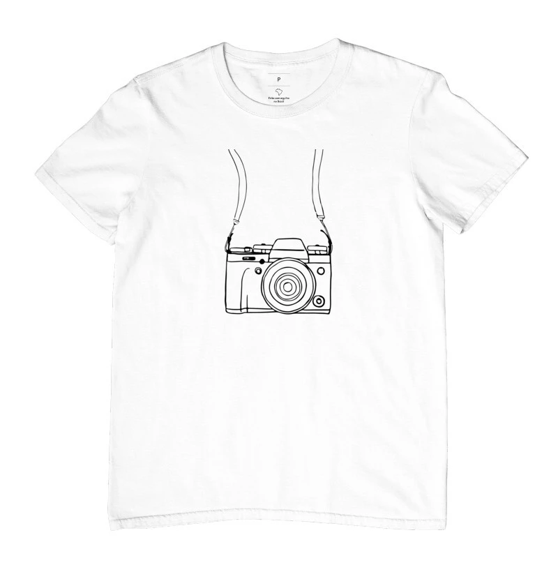 Camiseta câmera fotográfica - Imagem 4