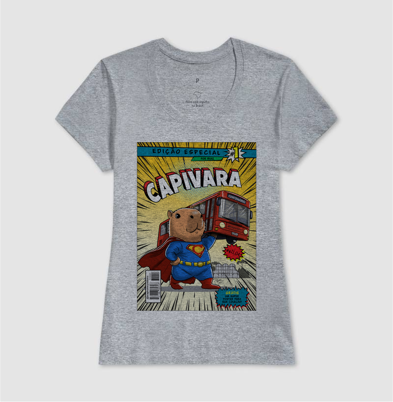 Camiseta Super Capivara - Imagem 9