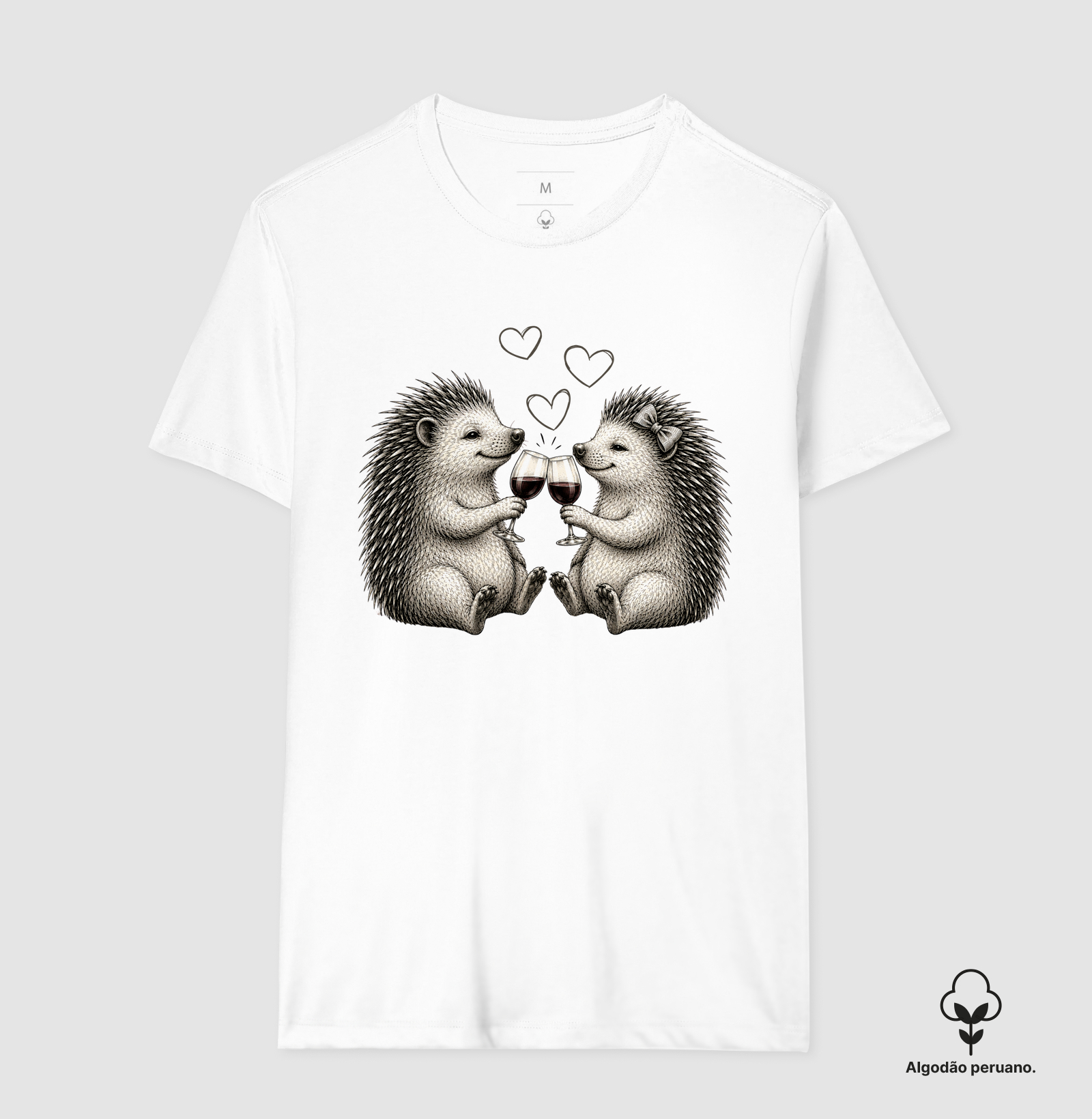 Camiseta Vinho - Brinde Porco Espinho - Imagem 3