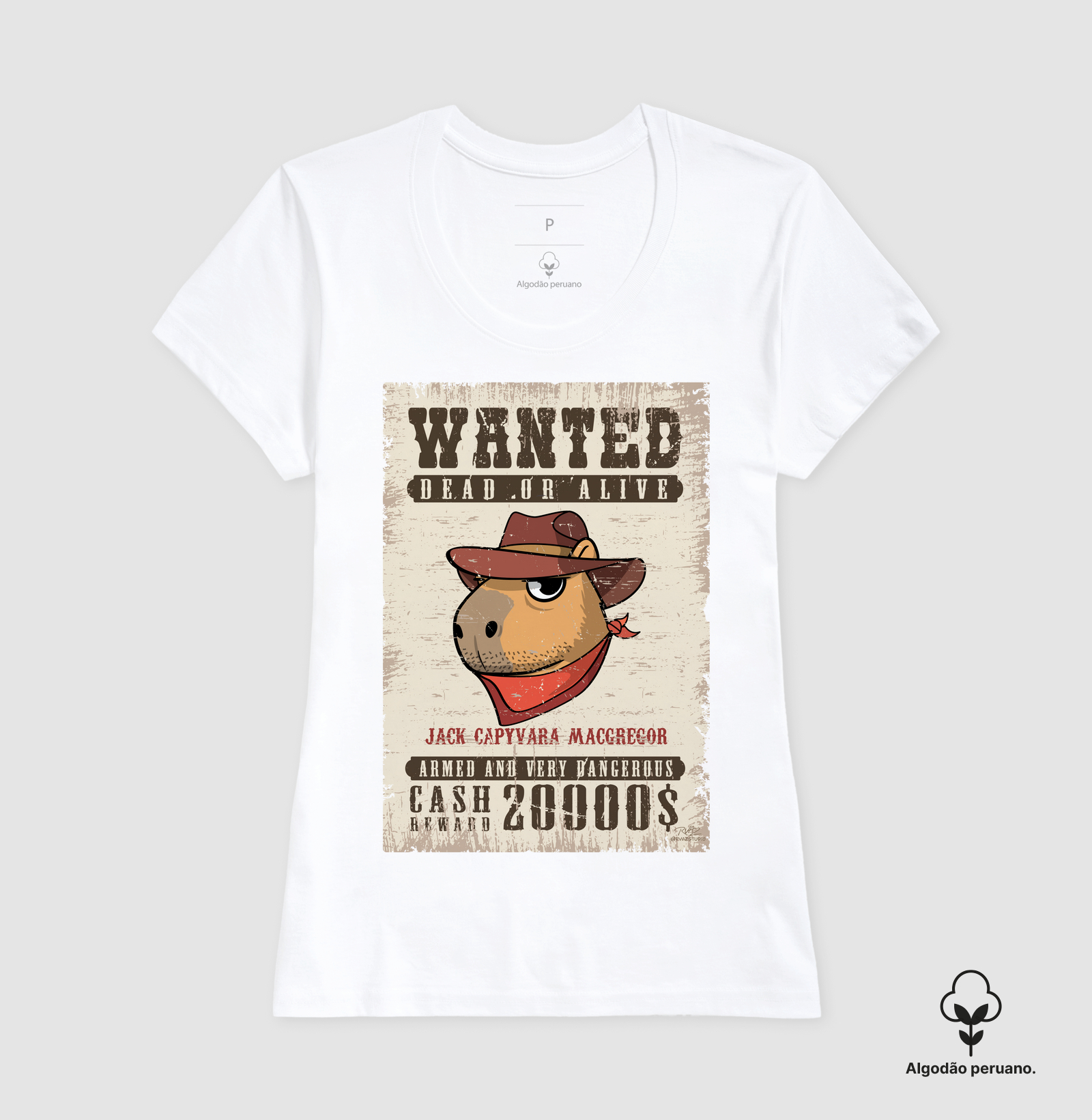 Camiseta Wanted Capivara - Imagem 2