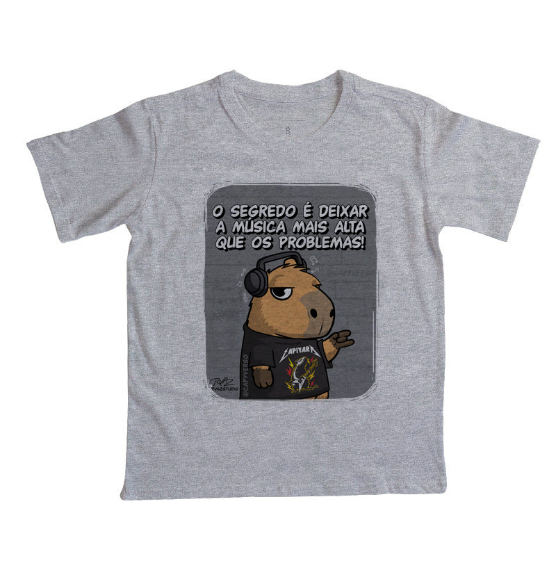 Camiseta Capivara Música - Imagem 4