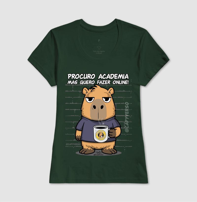Camiseta Capivara Academia Online - Imagem 13