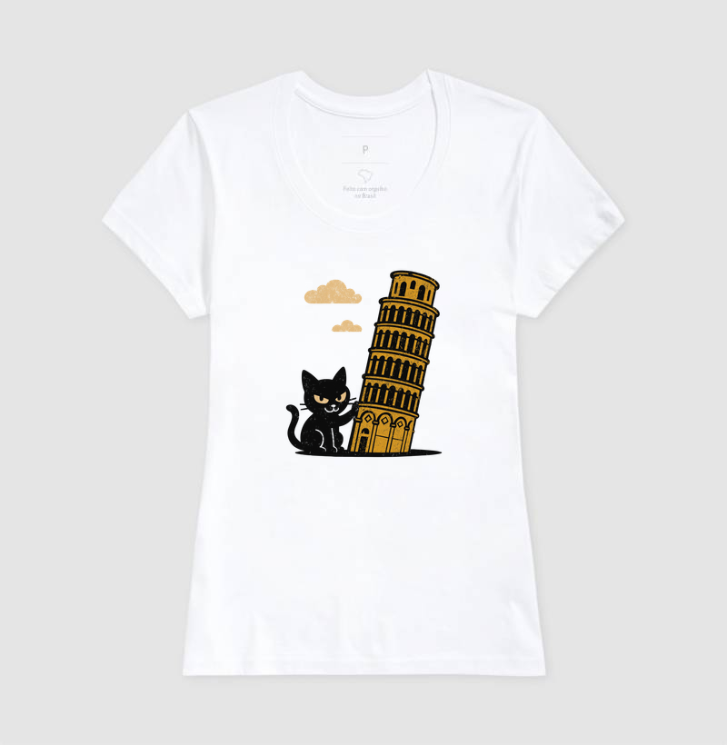 Camiseta Pizza-Cat - Imagem 3