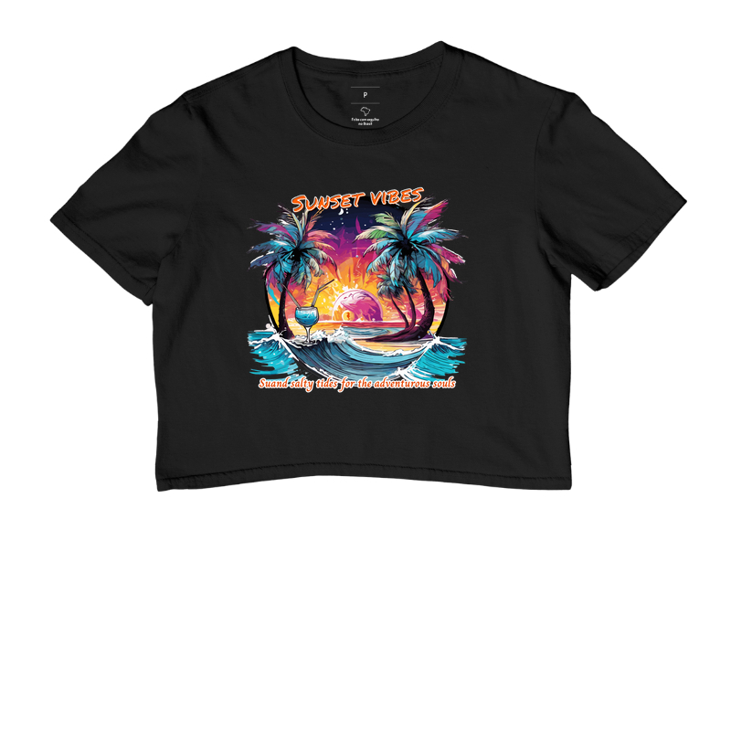 023E | Sunset Vibes / Camiseta Tropical