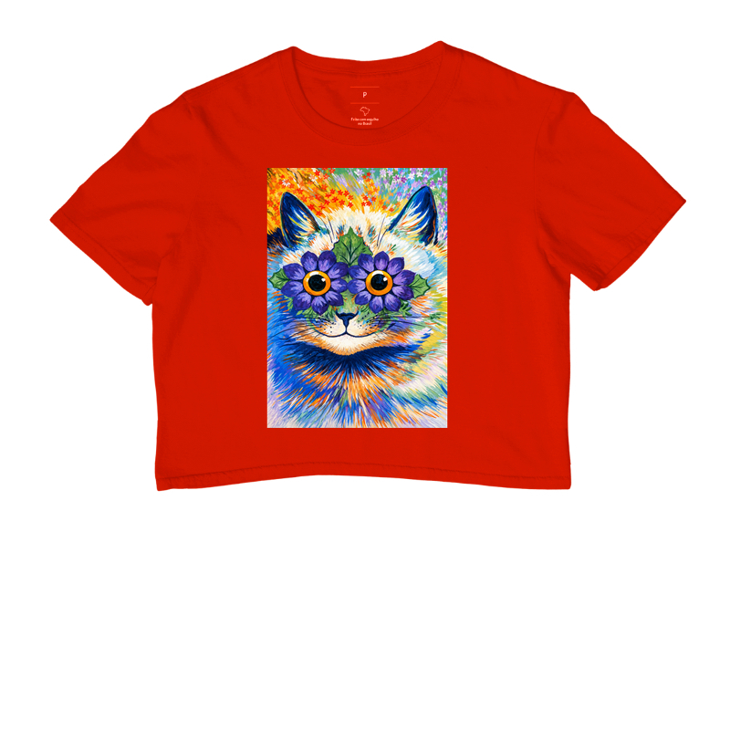 Psychedelic Flower Cat -  Louis Wain - Imagem 7