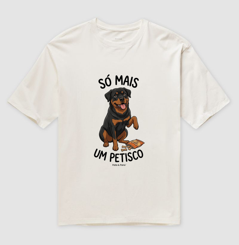 CAMISETA OVERSIZED ROTTWEILER PETISCO - Imagem 4