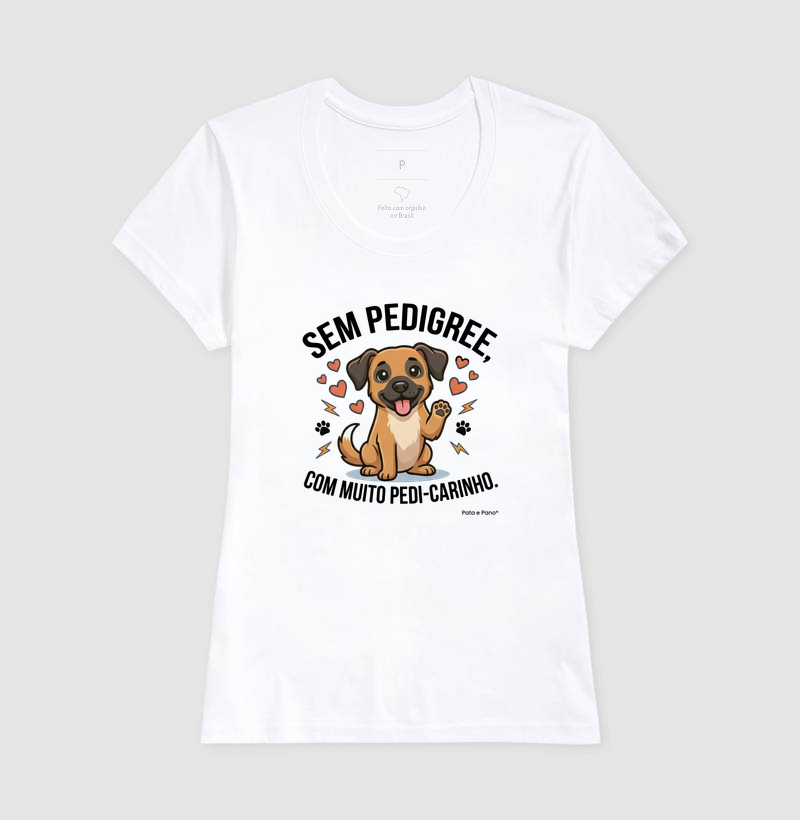 CAMISETA VIRA-LATA PEDI-CARINHO - Imagem 5