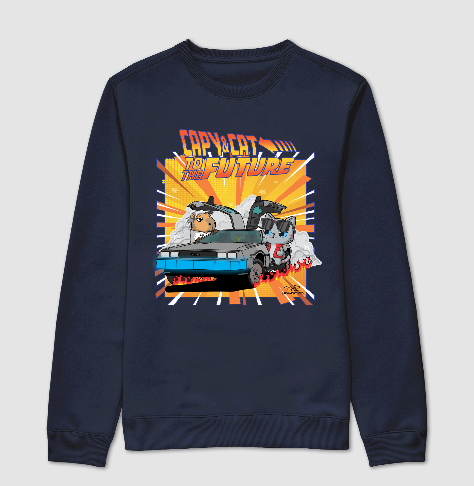 Camiseta Capy & Cat to the Future - Imagem 5