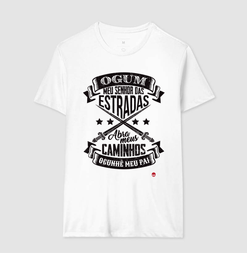 Camiseta Umbanda Orixá Ogum - Abra meus caminhos - Imagem 4