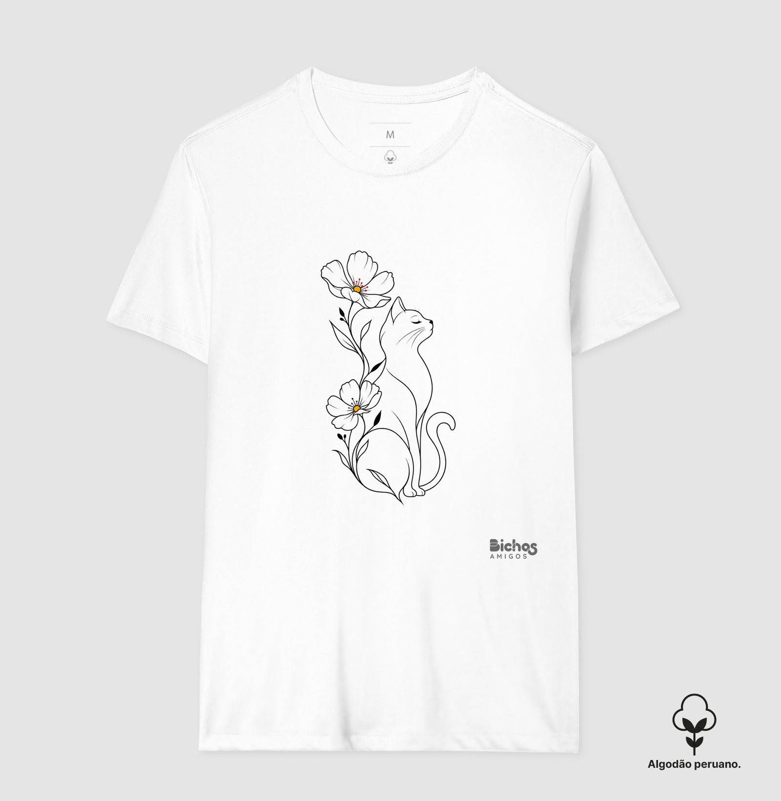Gato e sua flor - Imagem 2