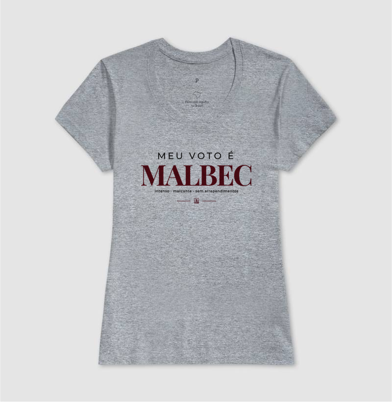 Camiseta “Meu Voto é Malbec” – Minimal Wine - Imagem 9