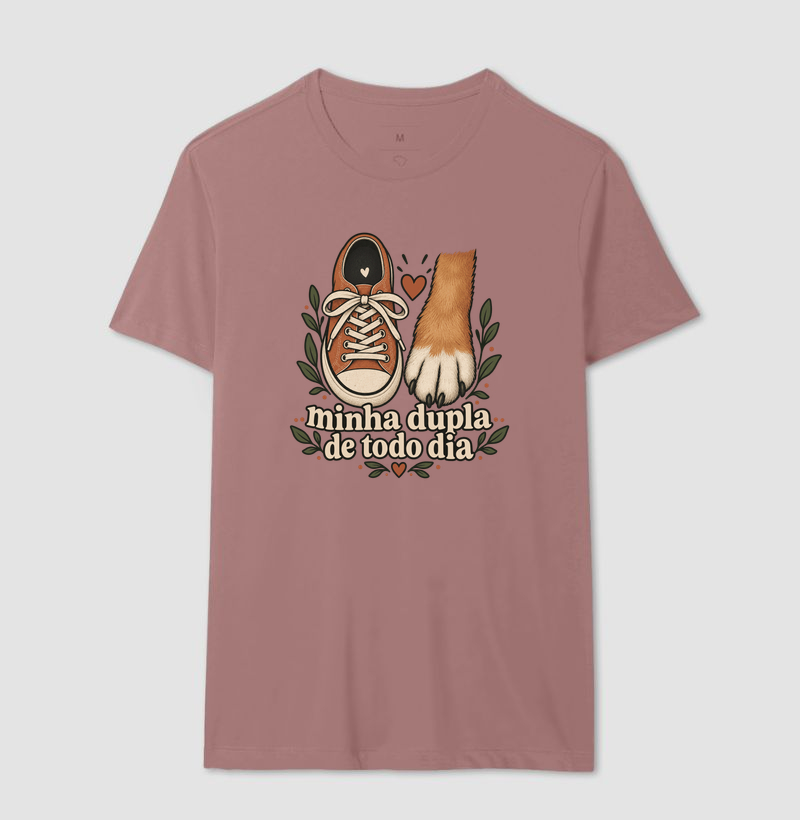 Camiseta Cachorro Companhia "minha dupla de todo dia" | Pelo & Pano - Imagem 16
