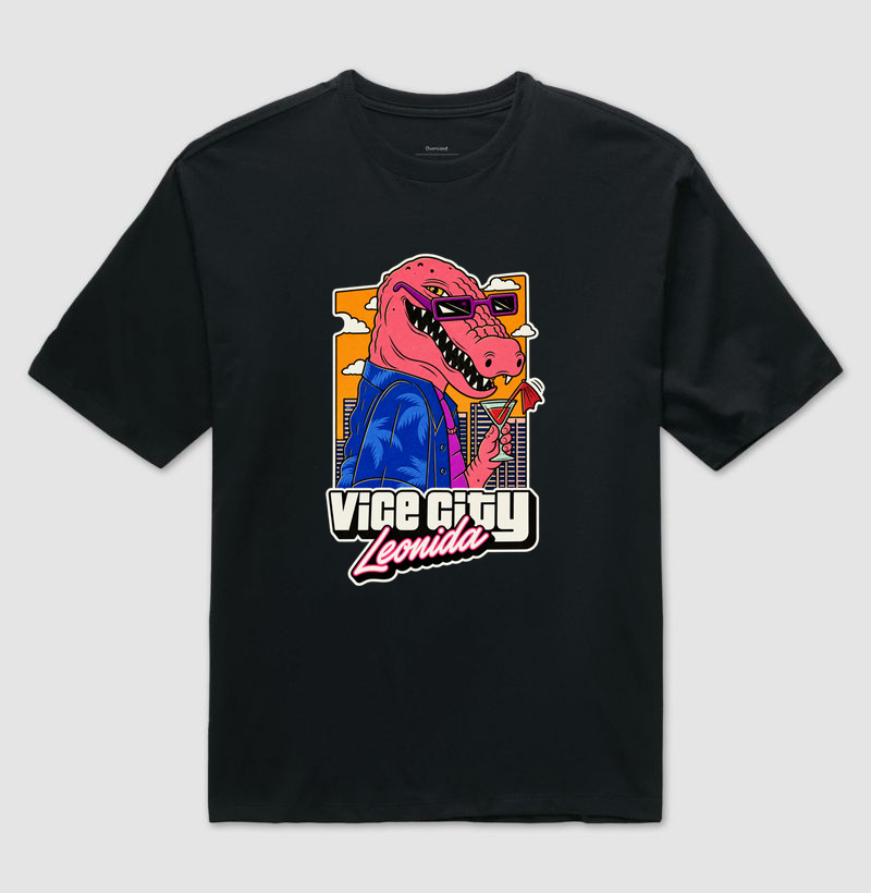 Oversized Jason (GTA VI / Vice City / Leonida) - Jacare Drink - Imagem 2