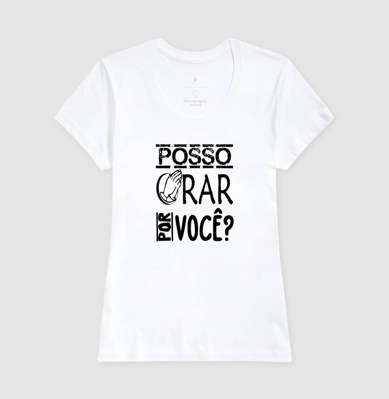 Camiseta Posso Orar por Você? - Imagem 3