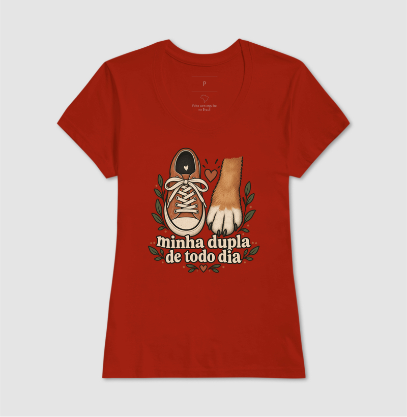 Camiseta Cachorro Companhia "minha dupla de todo dia" | Pelo & Pano - Imagem 11