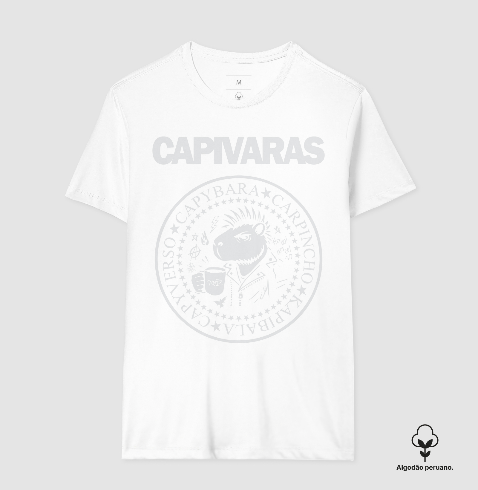 Camiseta Capivara Punk Rock - Imagem 2