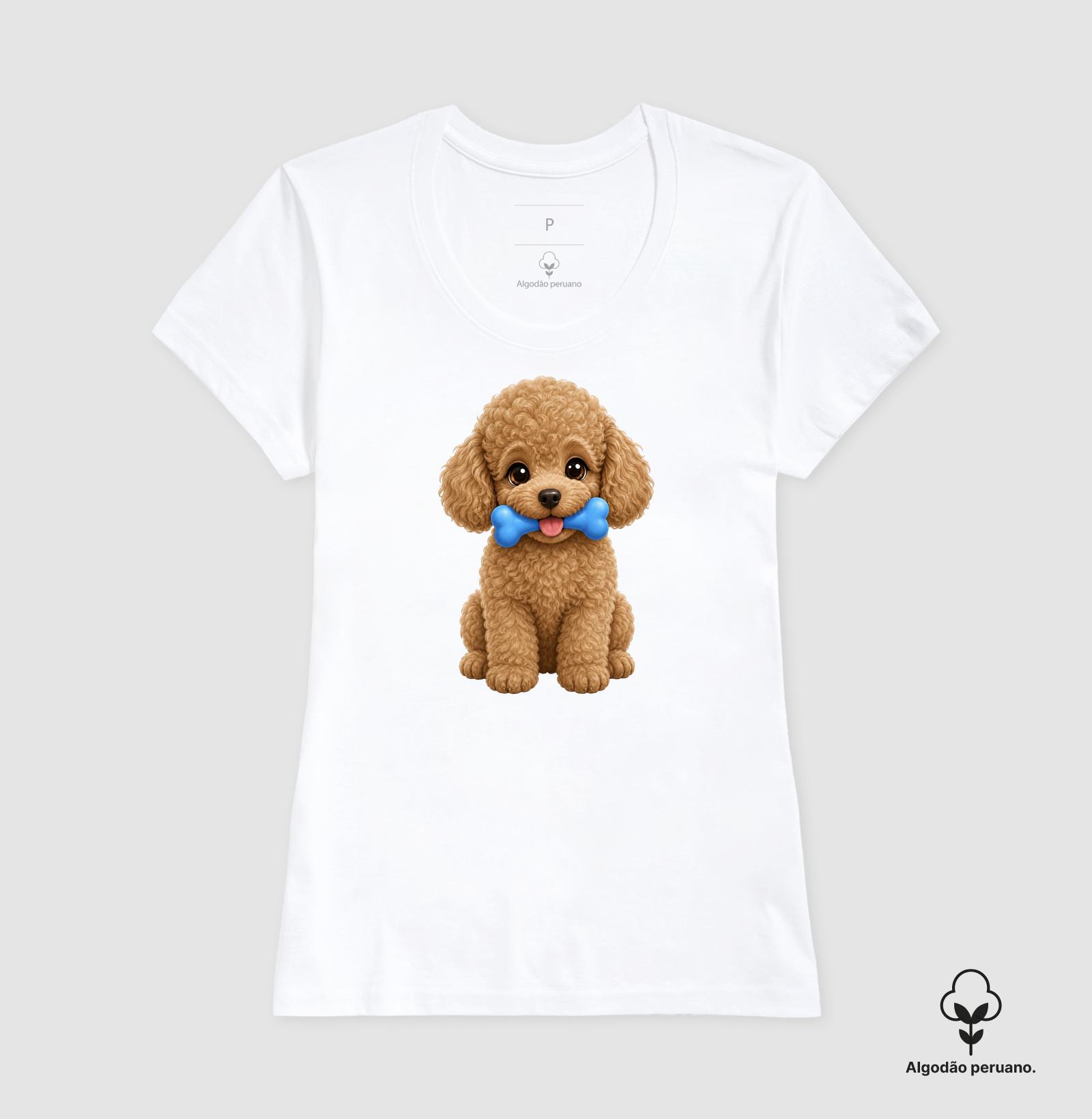 Poodle Marrom - Desenho Infantil - Imagem 6
