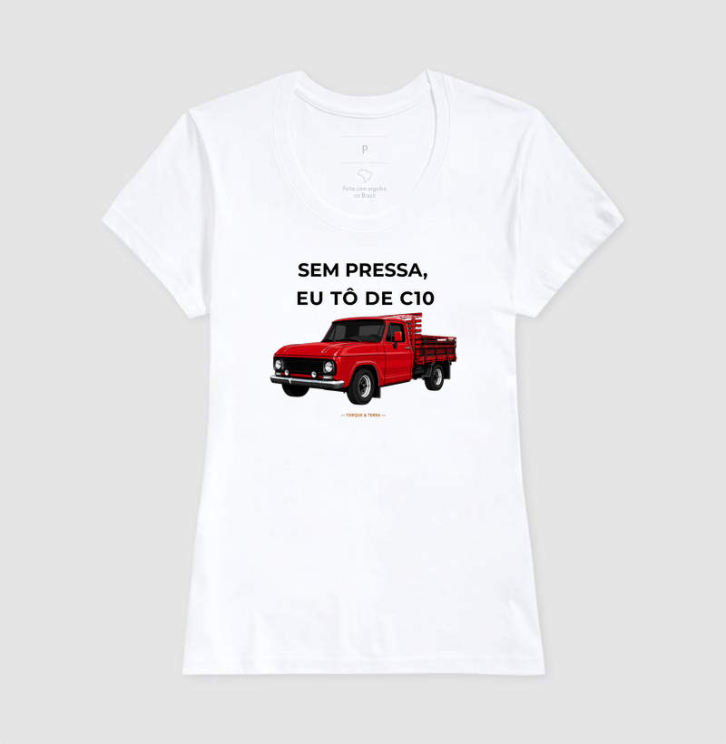 Sem pressa, eu tô de C10 - vermelha - Imagem 5